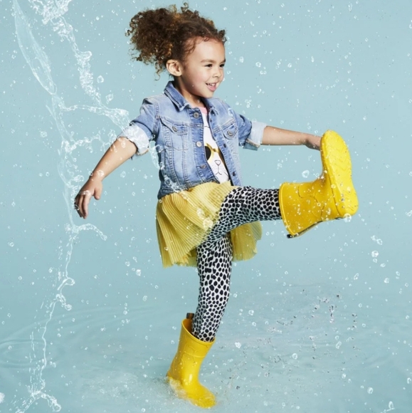 Totes Yellow Rain Boots - Picture 1 of 10